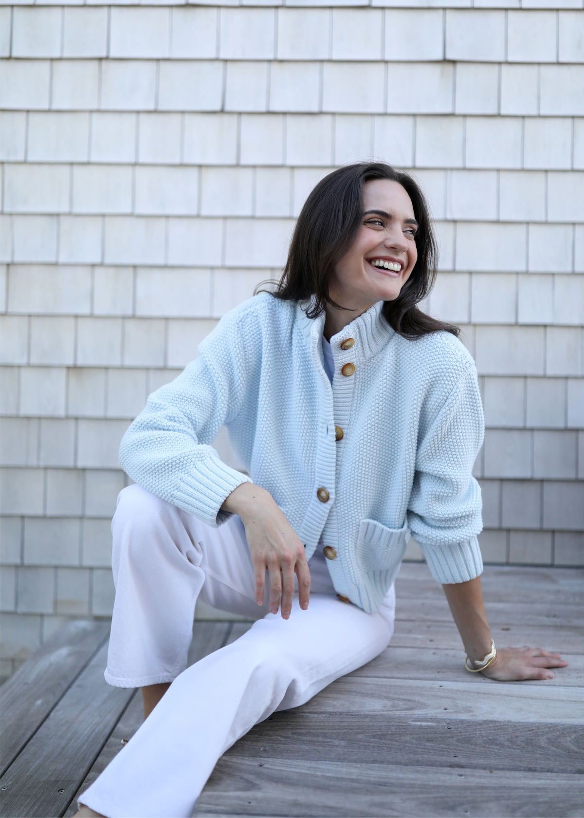 The Cotton Sweater Jacket