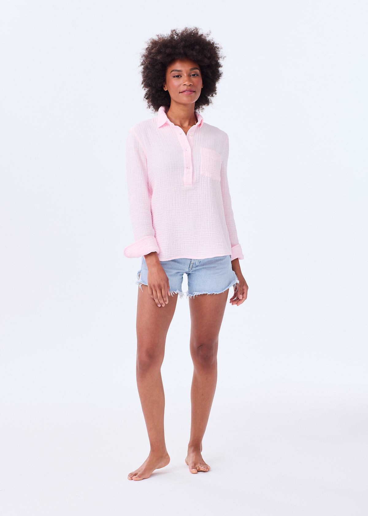 The Organic Cotton Cloud Top - Triple Gauze