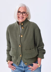 The Cotton Sweater Jacket