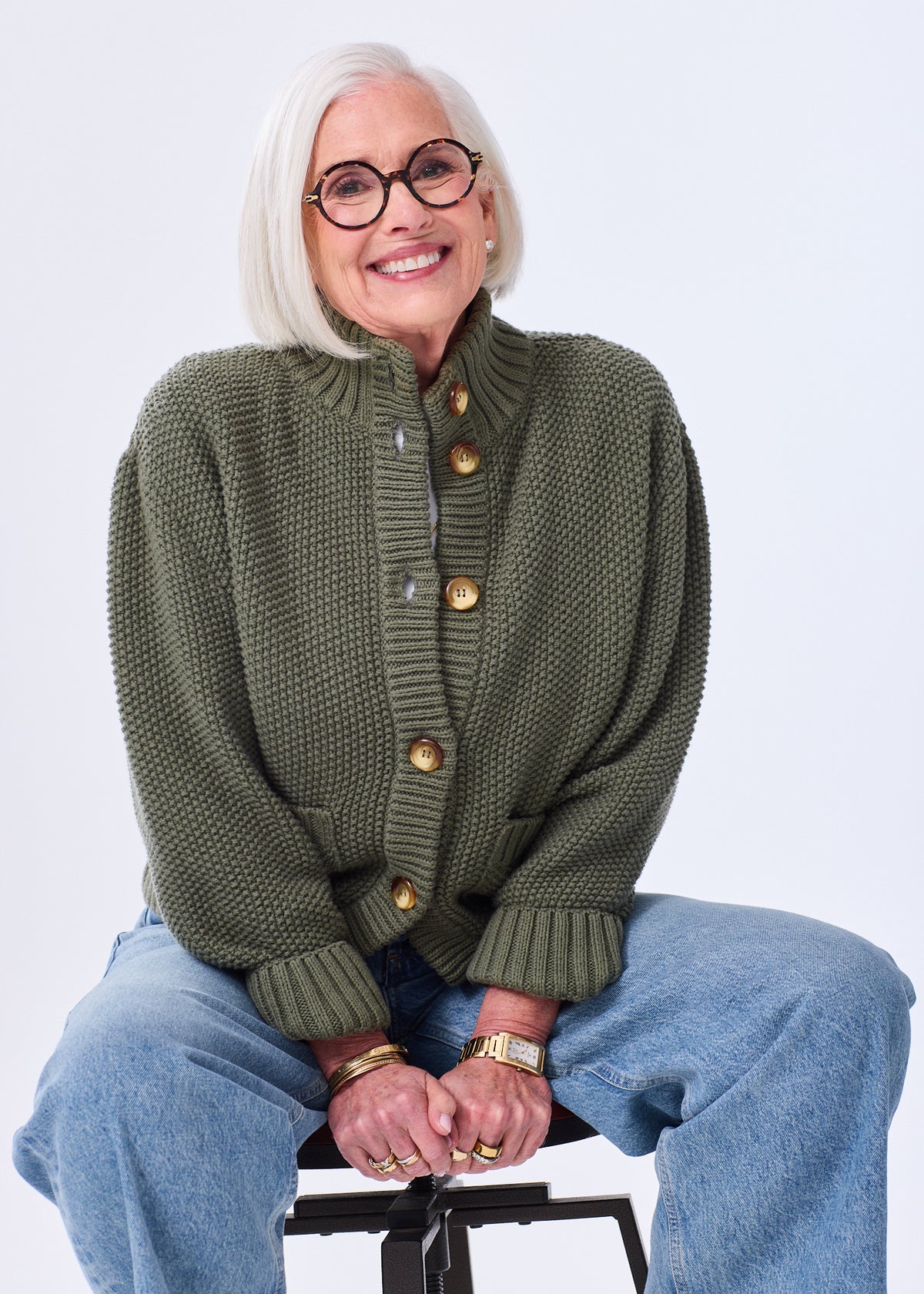 The Cotton Sweater Jacket