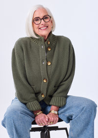 The Cotton Sweater Jacket