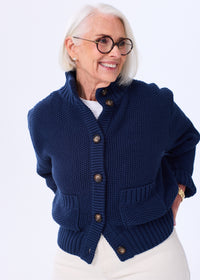 The Cotton Sweater Jacket
