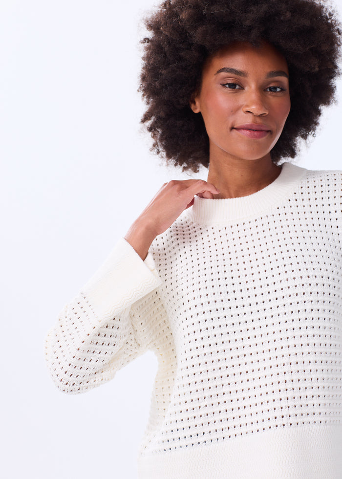 The Cotton Crochet Pullover