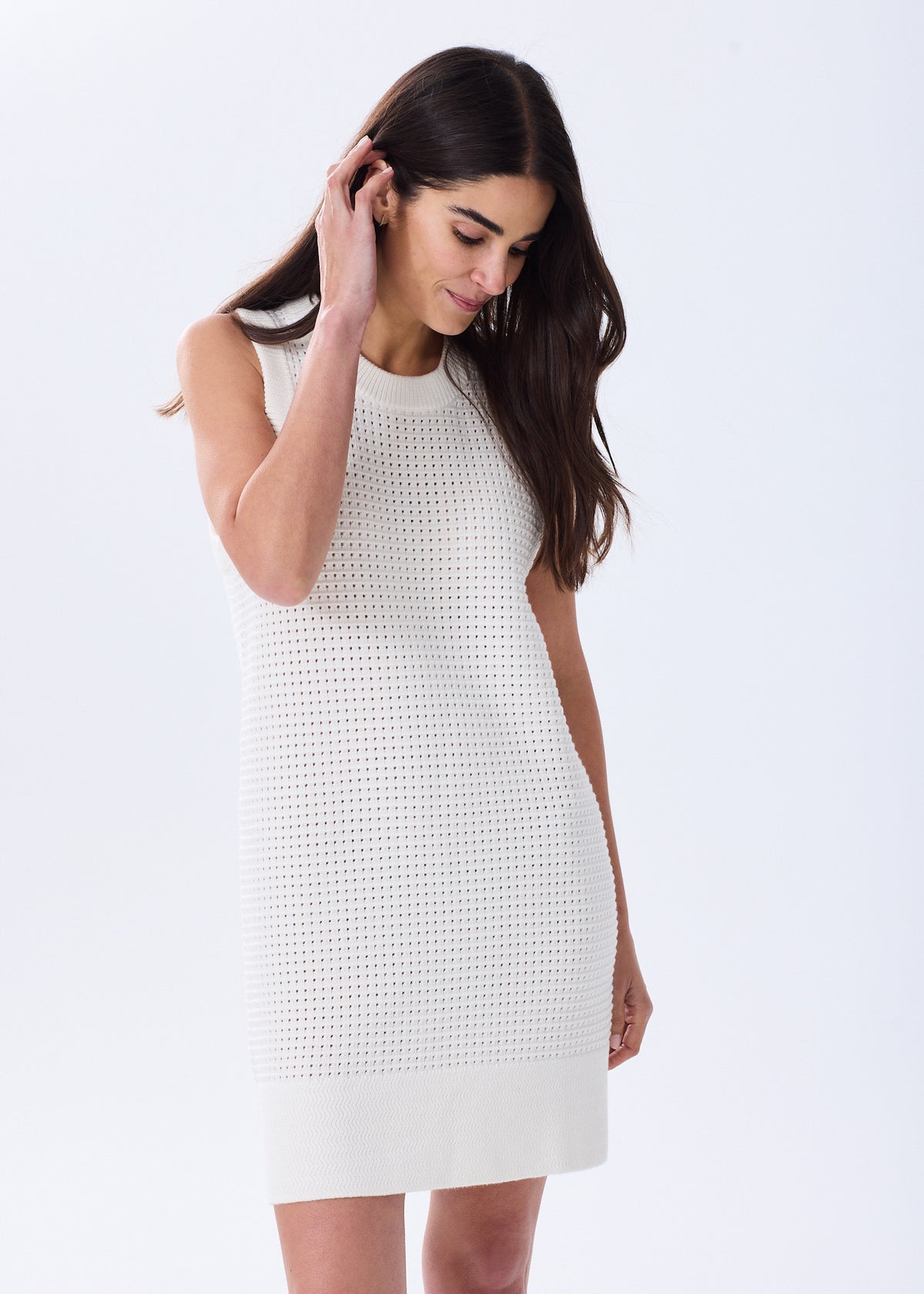 The Cotton Crochet Tank Dress