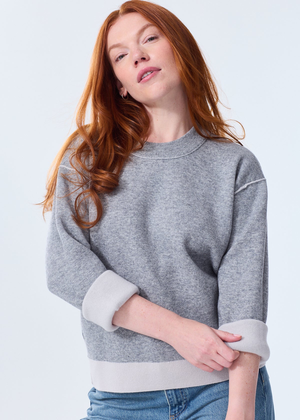 The Double Faced Crewneck Sweater