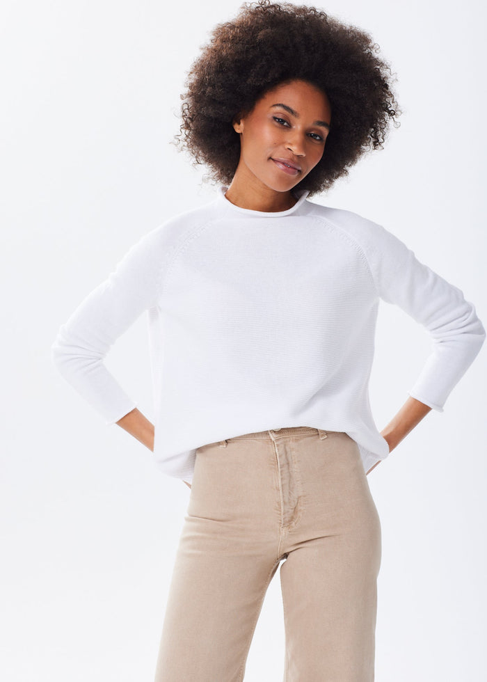 The Cotton Mock Neck - Discontinued Color
