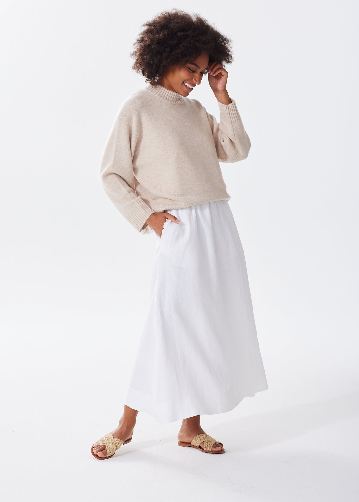 The Linen Maxi Skirt