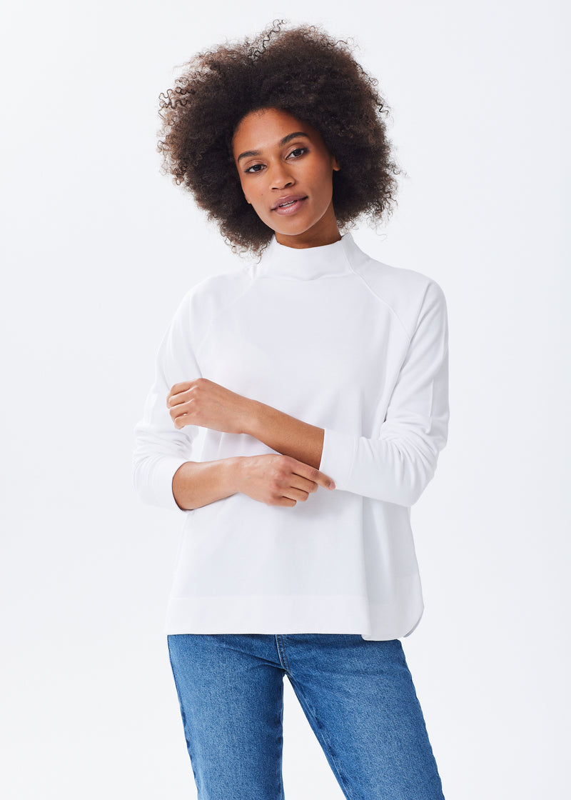 The Mock Neck Sweatshirt