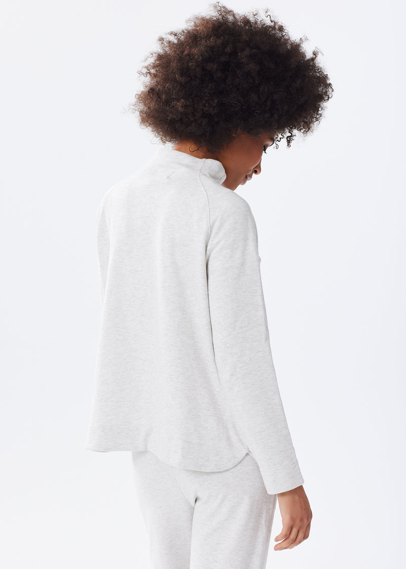 The Mock Neck Sweatshirt