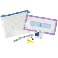 Lycette x AW Needlepoint Kit - Shell Key Fob Canvas