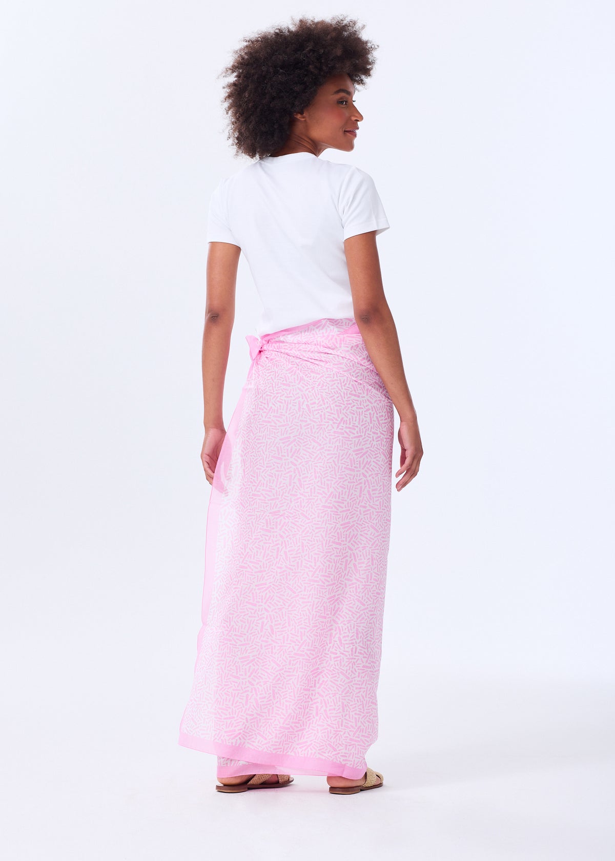 The Cotton Wrap / Pareo - Brush Strokes