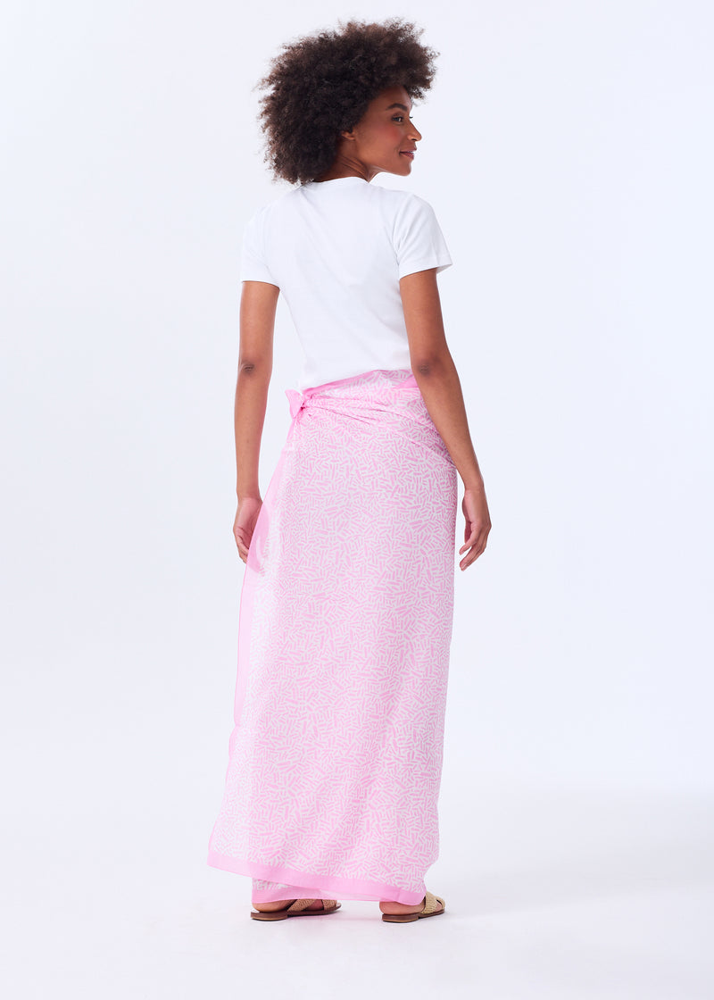 The Cotton Wrap / Pareo - Brush Strokes