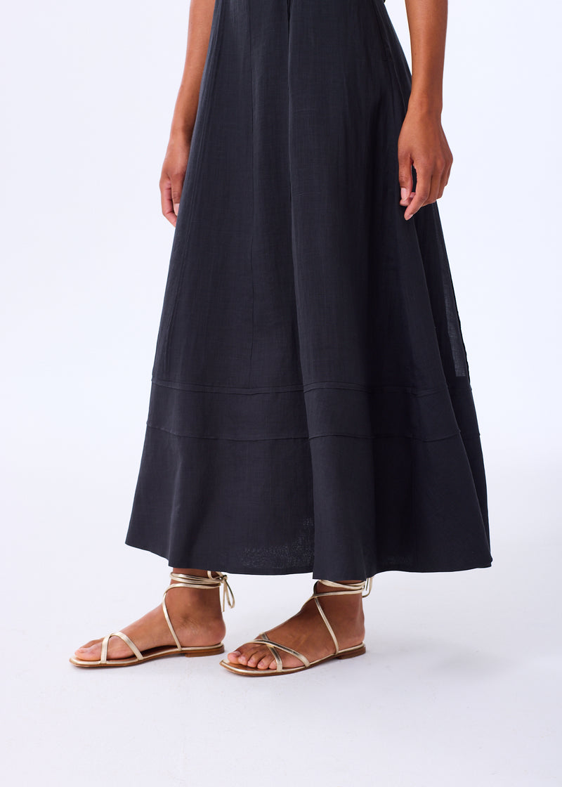 The Paneled Ramie Dress