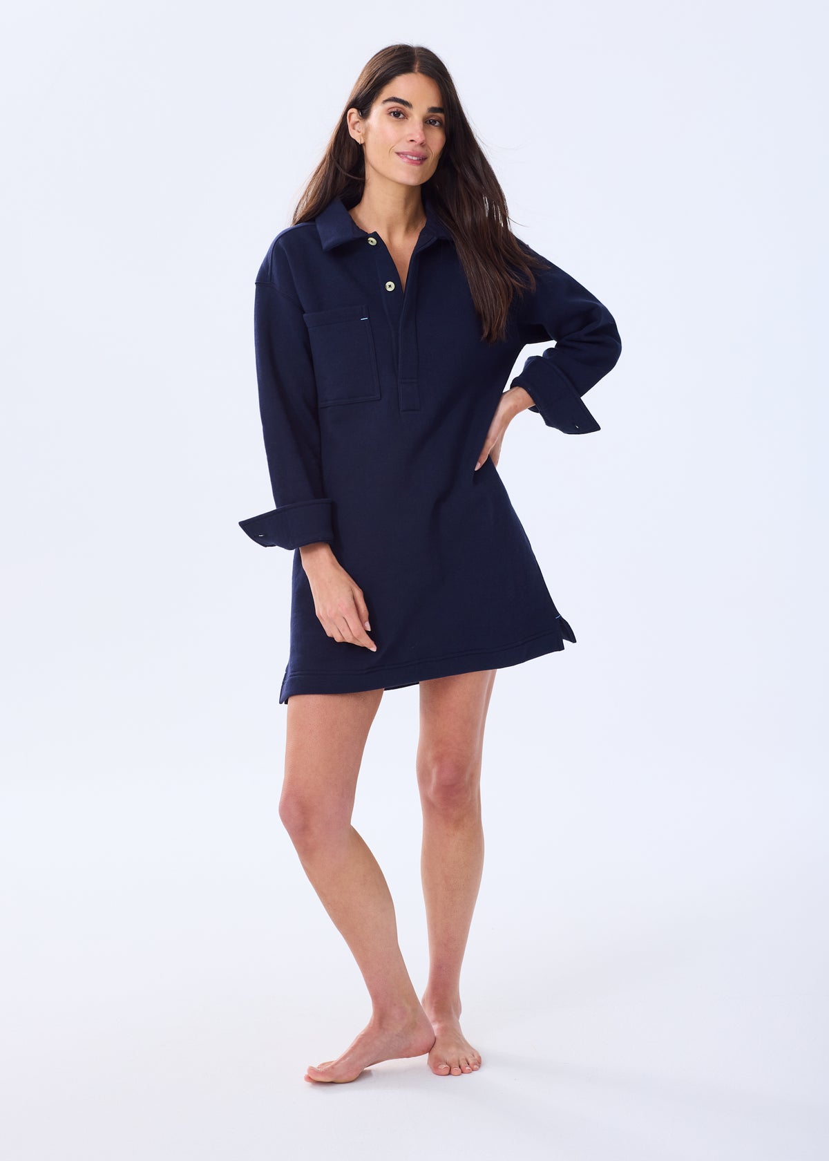 The Rugby Sweatshirt Dress