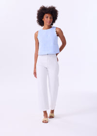 The Scallop Linen Tank