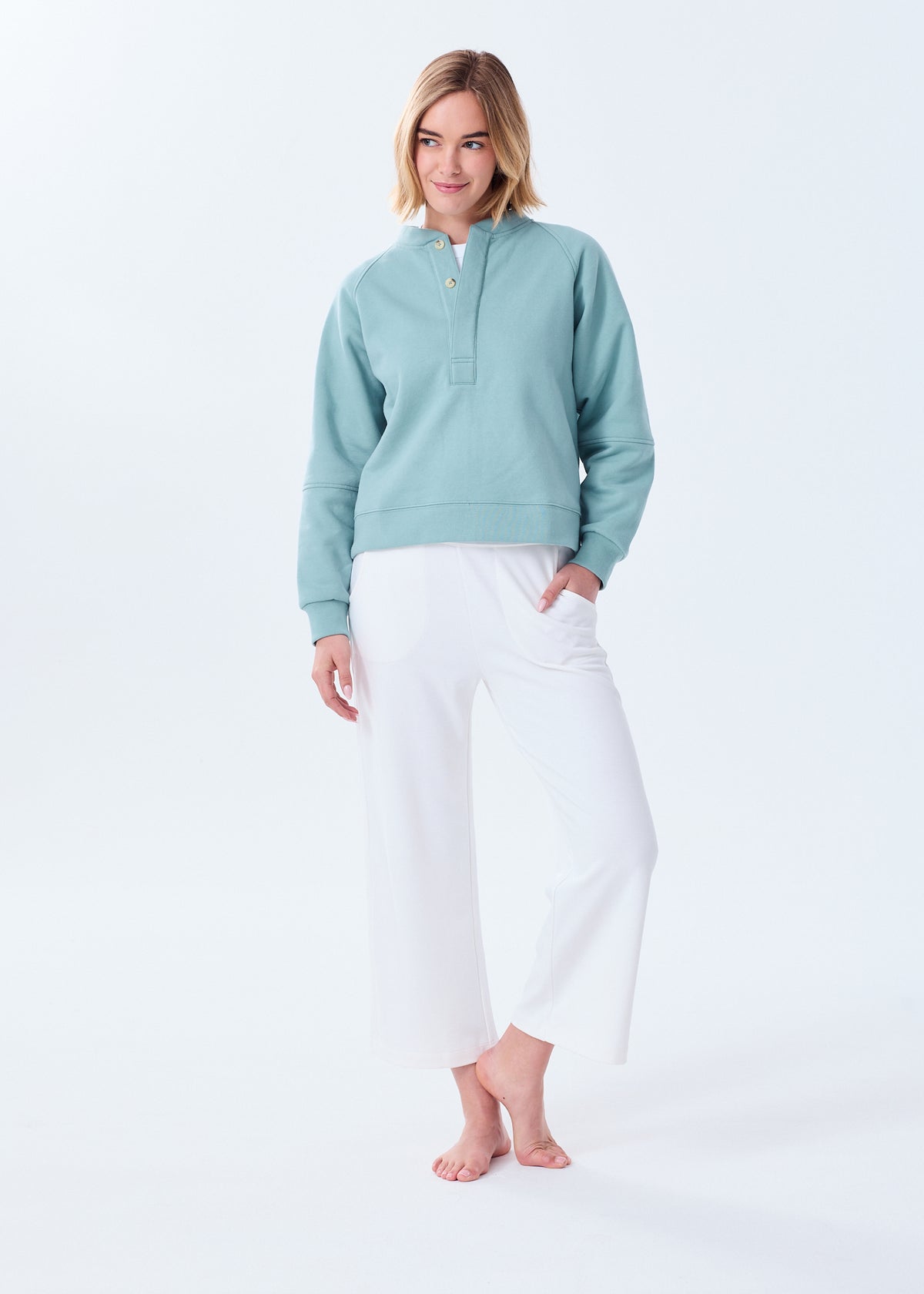 The Henley Sweatshirt