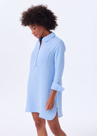 The Organic Cotton Shirt Dress - Triple Gauze