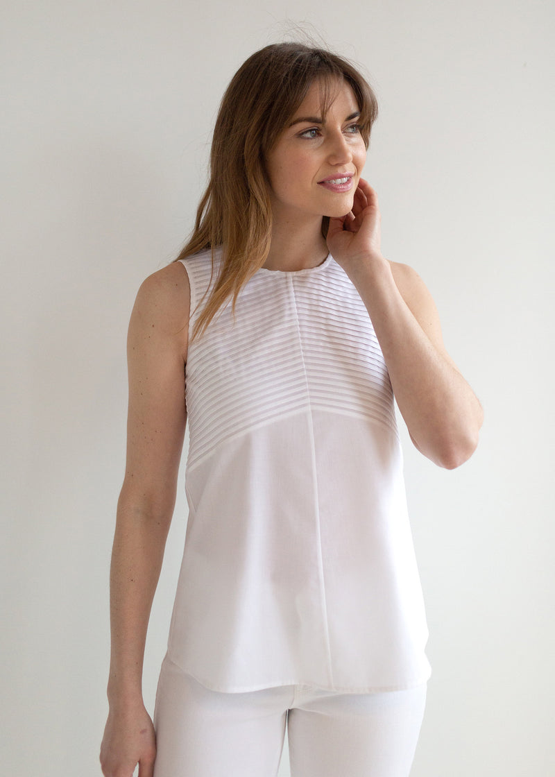 The Cotton Plisse Tunic - Discontinued (XS)